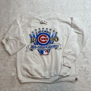 NWT Vintage Logo 7 1990 Chicago Cubs All Star Game Sweatshirt Men’s Size XL